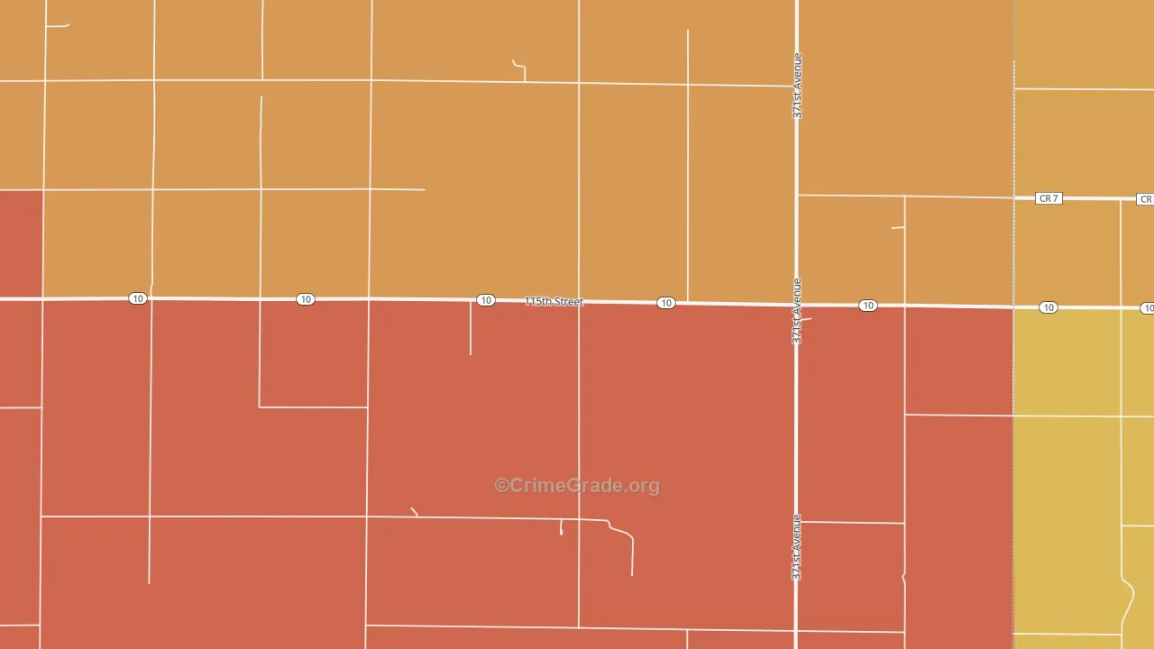 Willow, SD Map of Murder Rates