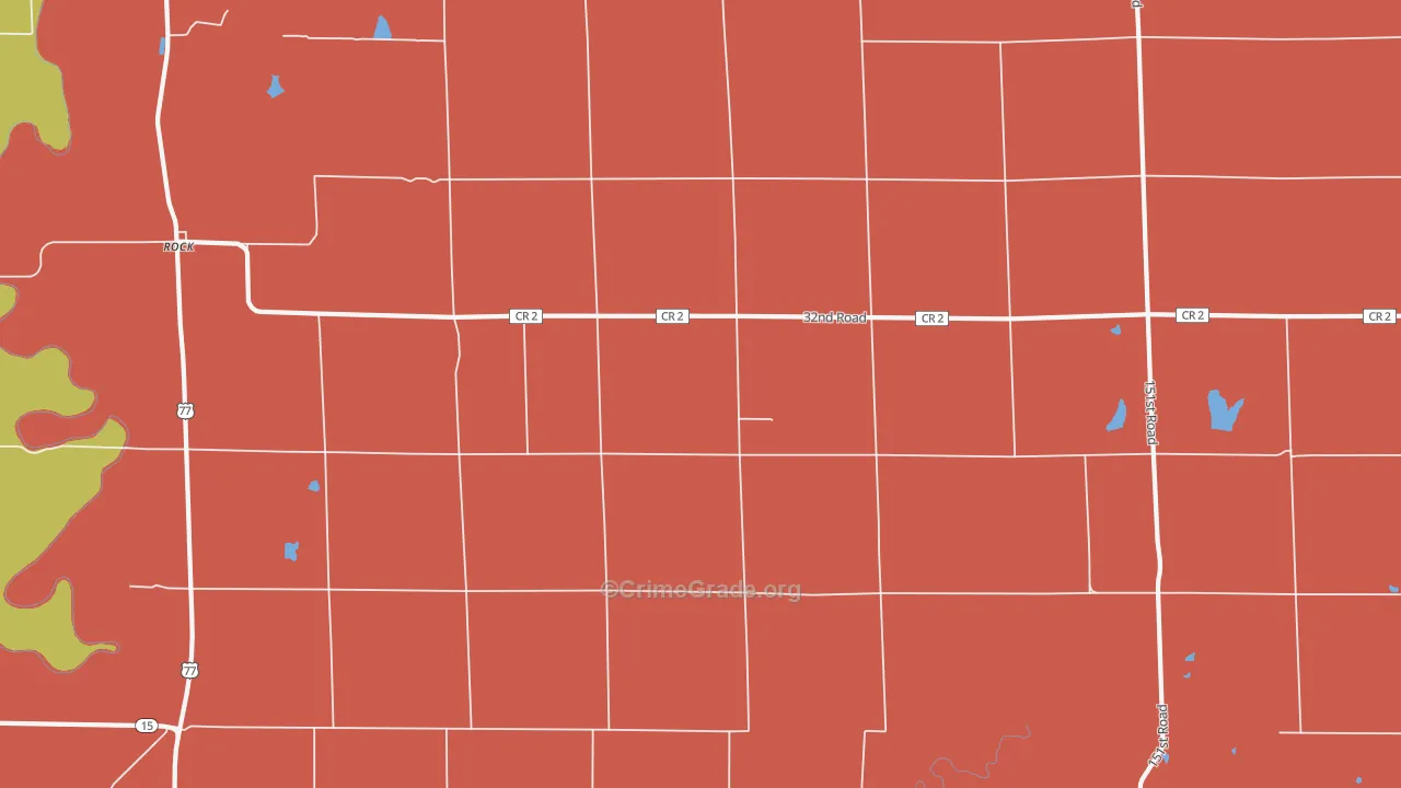 Wilmot, KS Map of Murder Rates