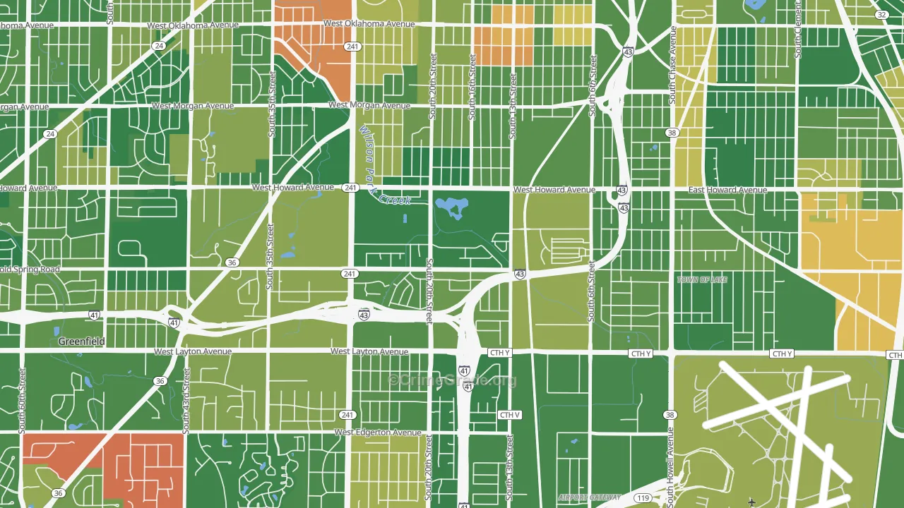 Wilson Park, Milwaukee, WI Map of Murder Rates