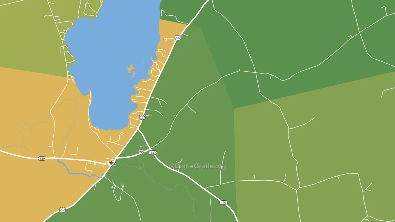 Windemere, ME Map of Murder Rates
