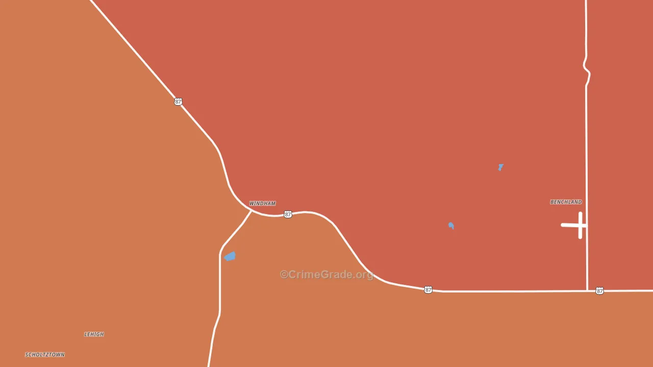Windham, MT Map of Murder Rates