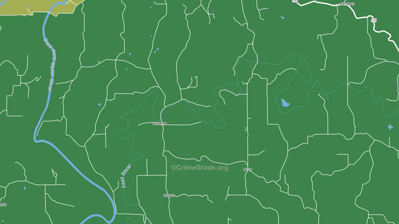 Windom, IN Map of Murder Rates
