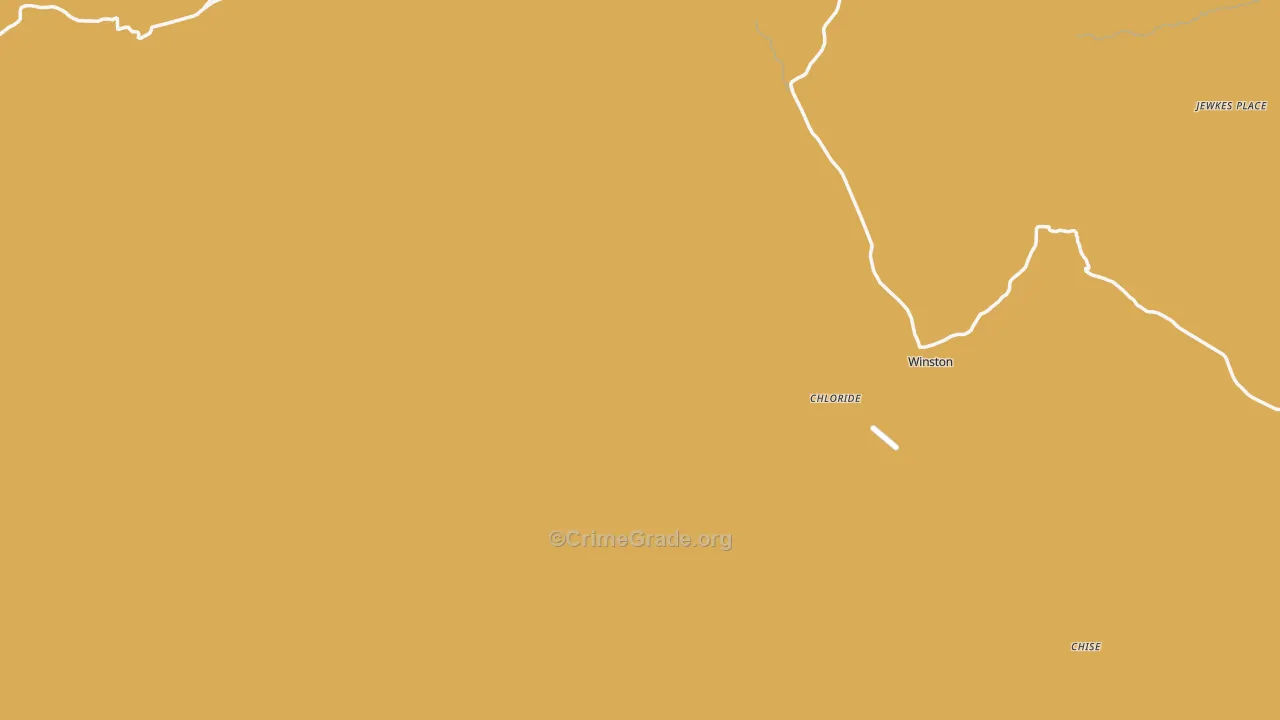 Winston, NM Map of Murder Rates