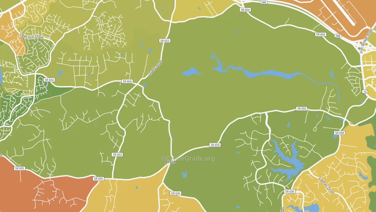 Winterpock, VA Map of Murder Rates