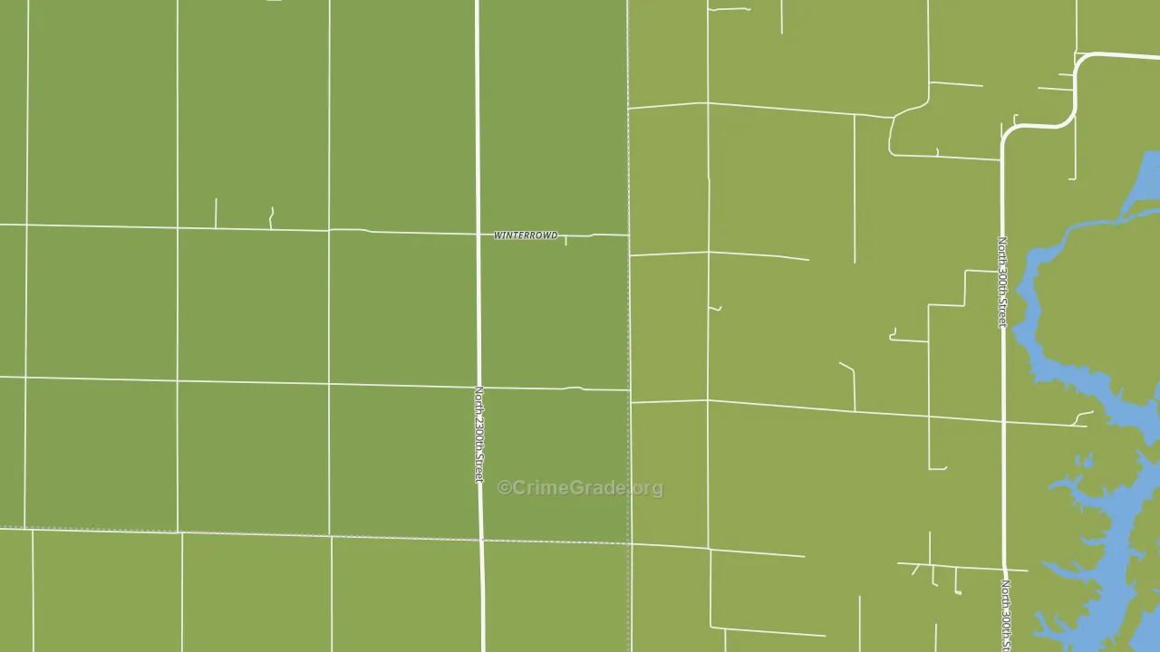 Winterrowd, IL Map of Murder Rates
