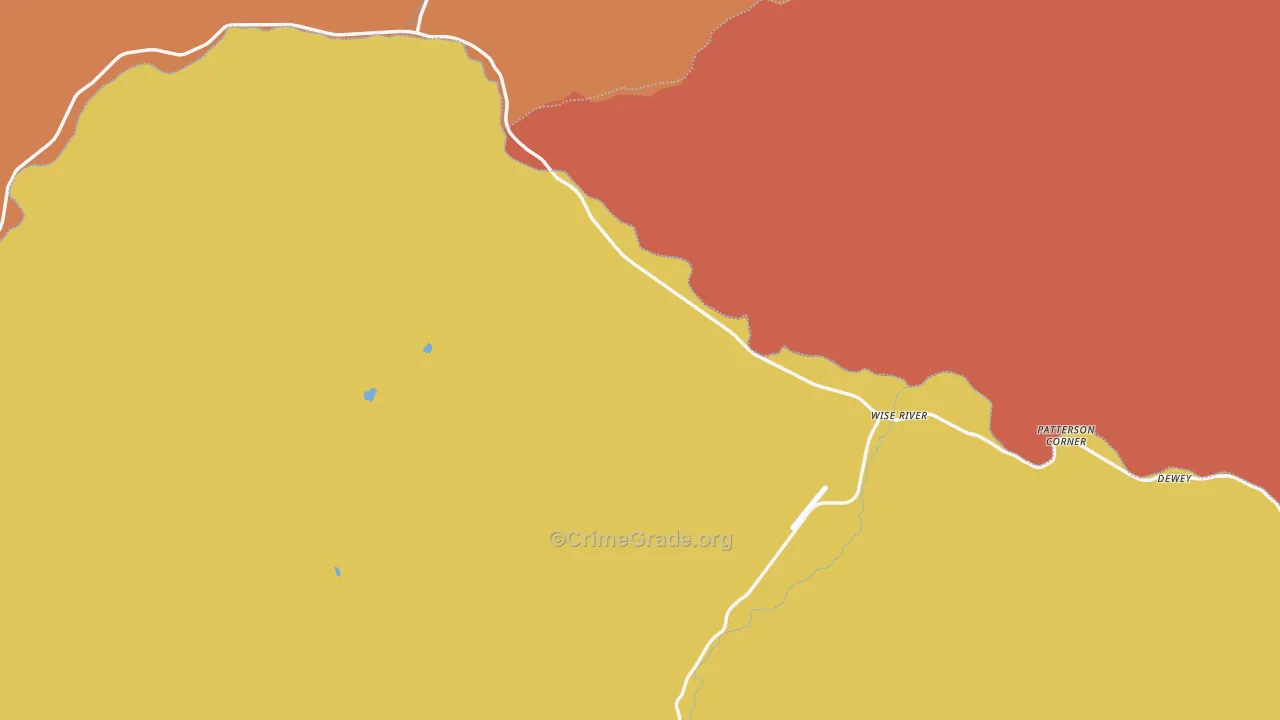 Wise River, MT Map of Murder Rates