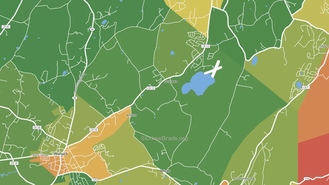 Wisner, NY Map of Murder Rates