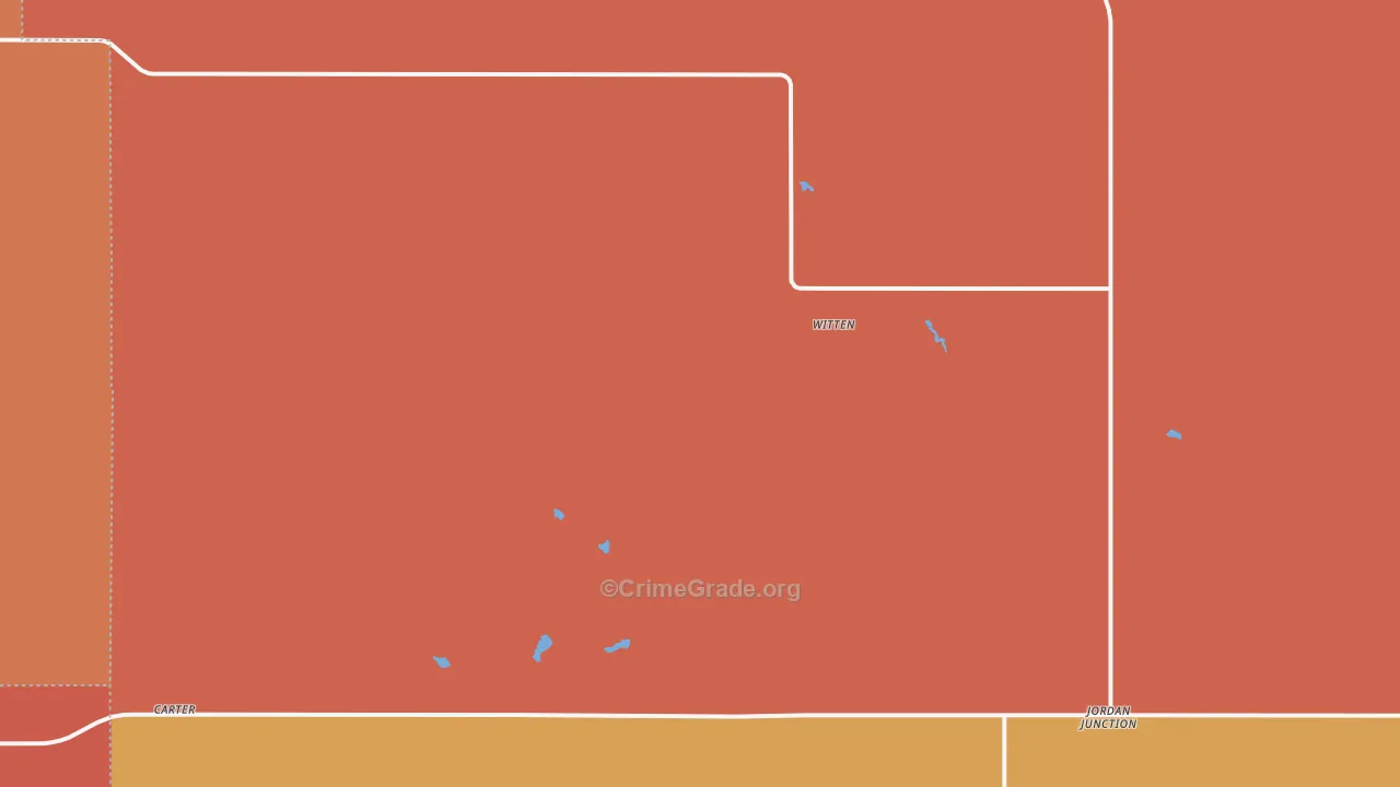 Witten, SD Map of Murder Rates
