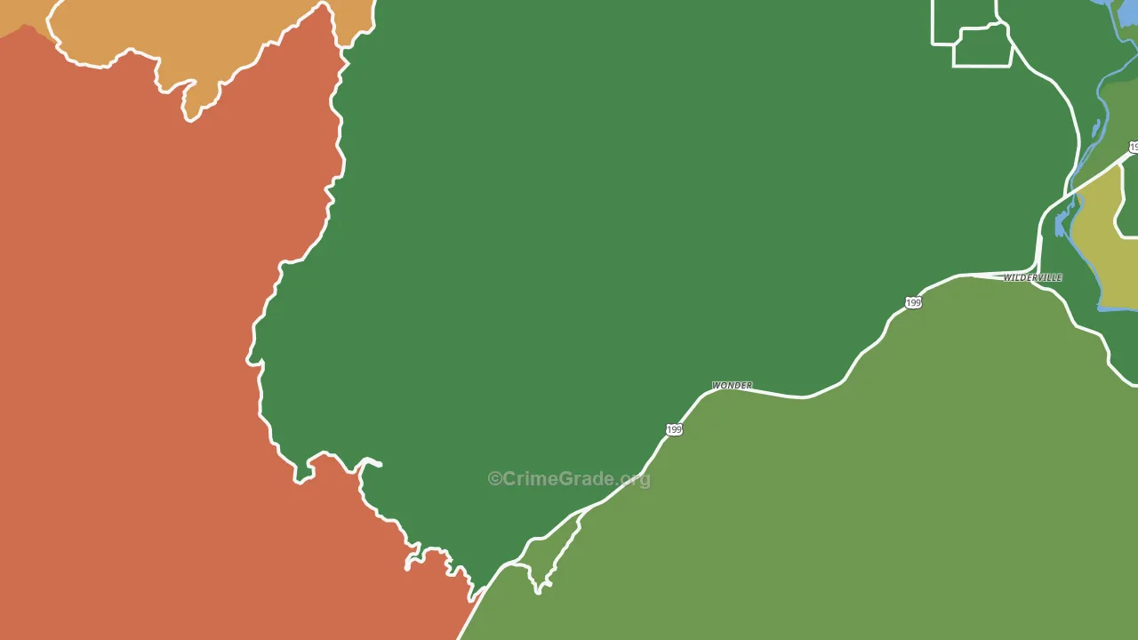 Wonder, OR Map of Murder Rates