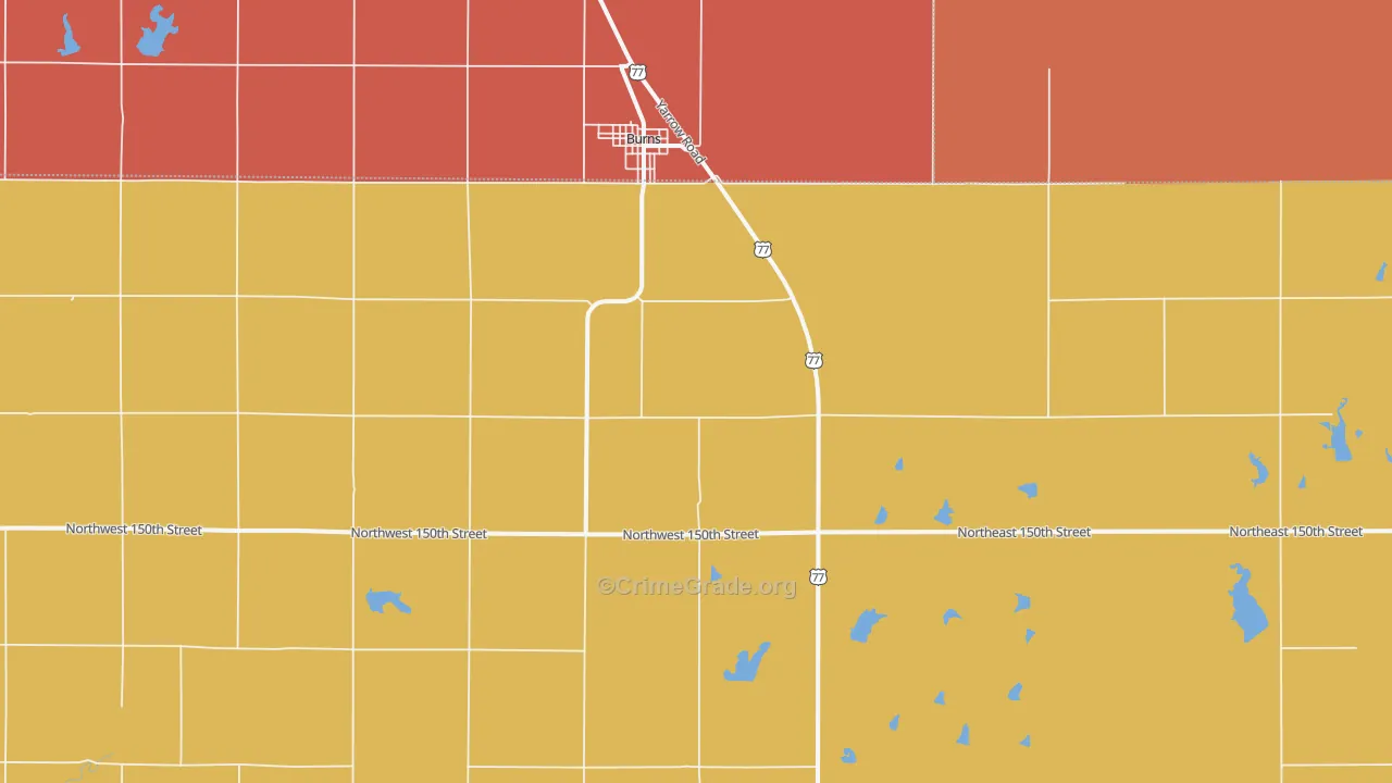 Wonsevu, KS Map of Murder Rates