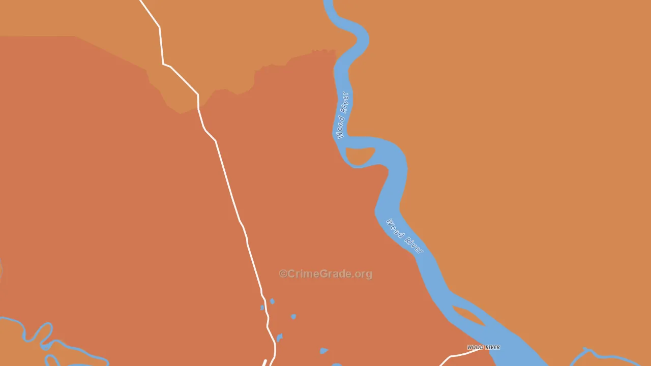 Wood River, AK Map of Murder Rates
