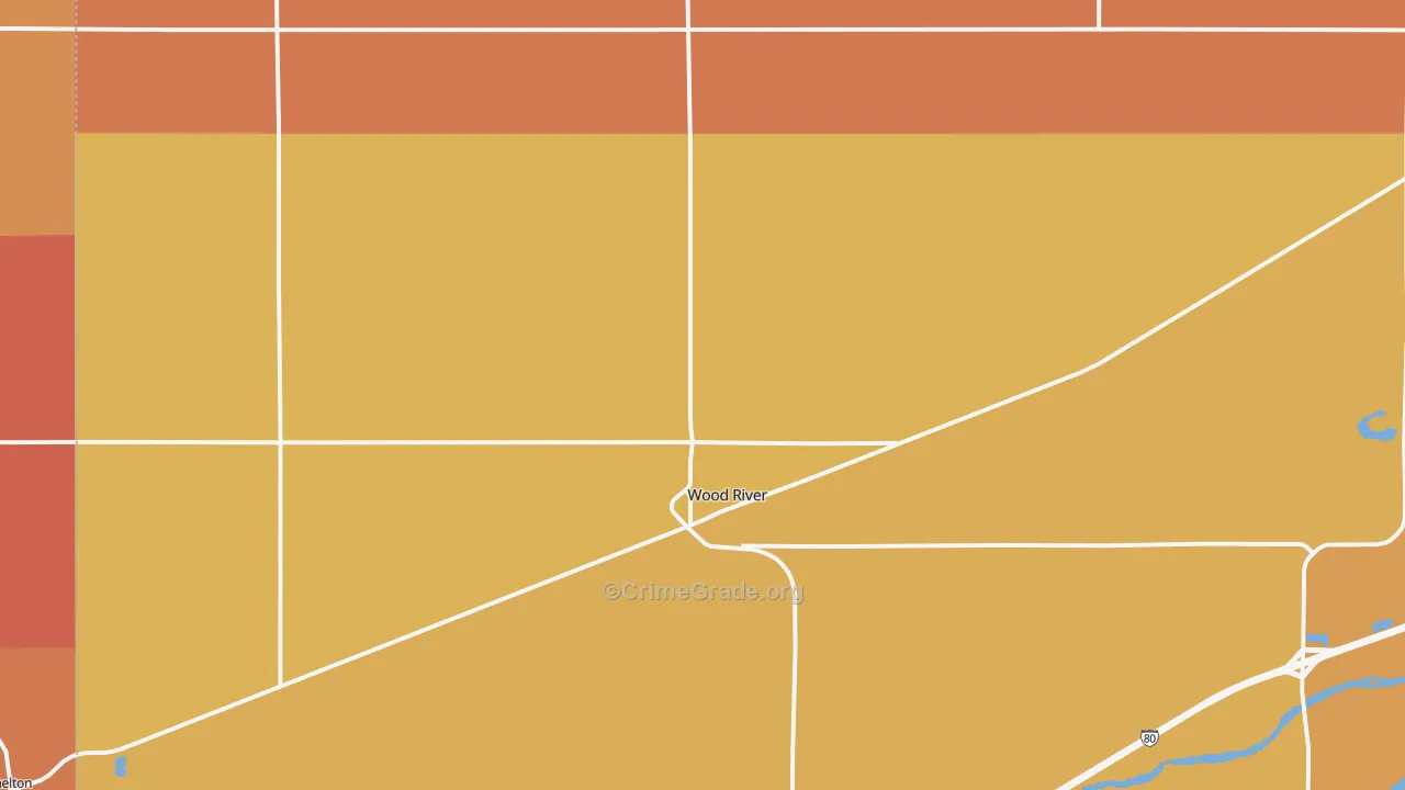 Wood River, NE Map of Murder Rates