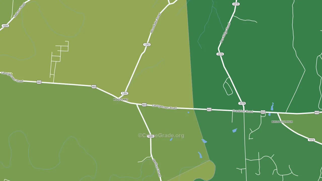 Woodlake, KY Map of Murder Rates