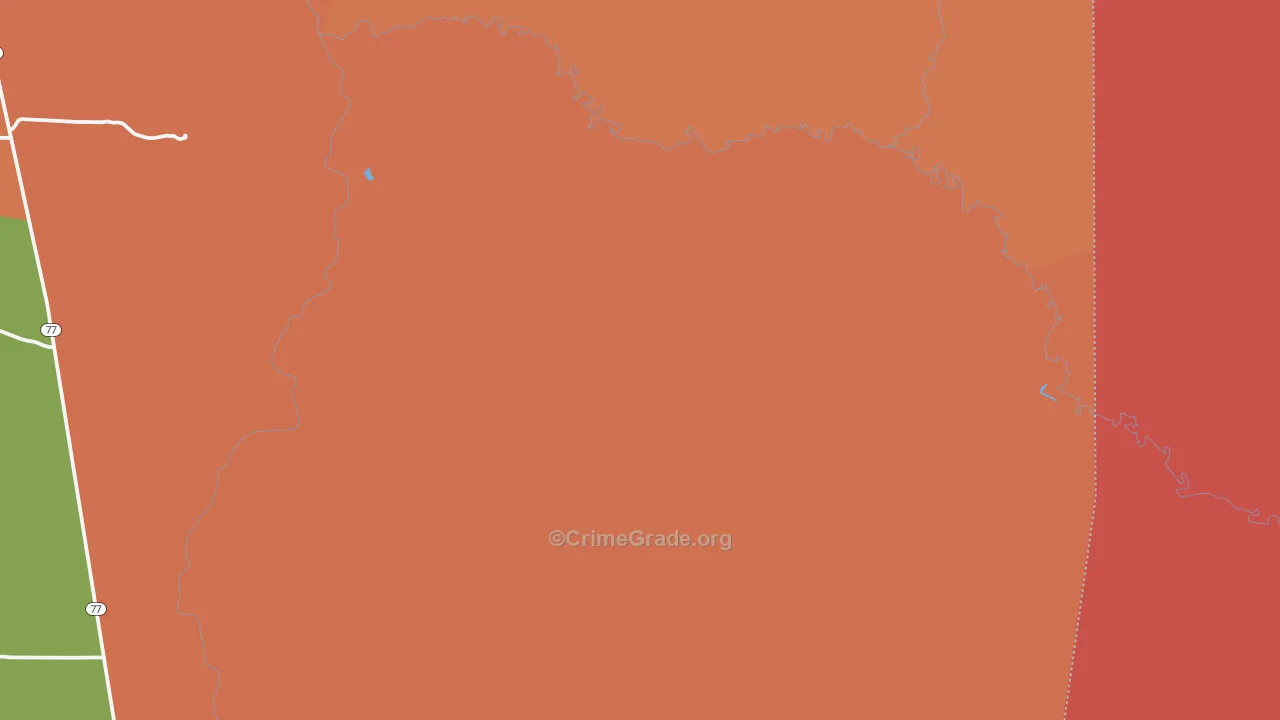 Woodruff, AZ Map of Murder Rates