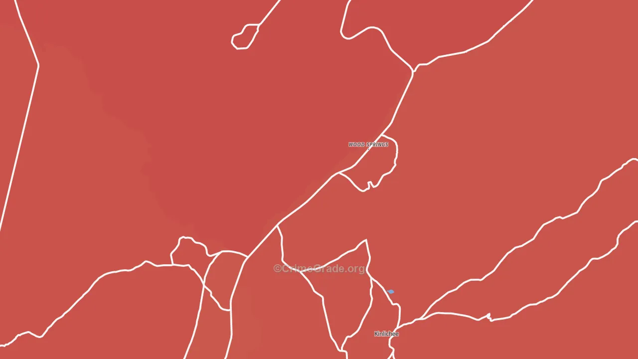 Woodsprings, AZ Map of Murder Rates