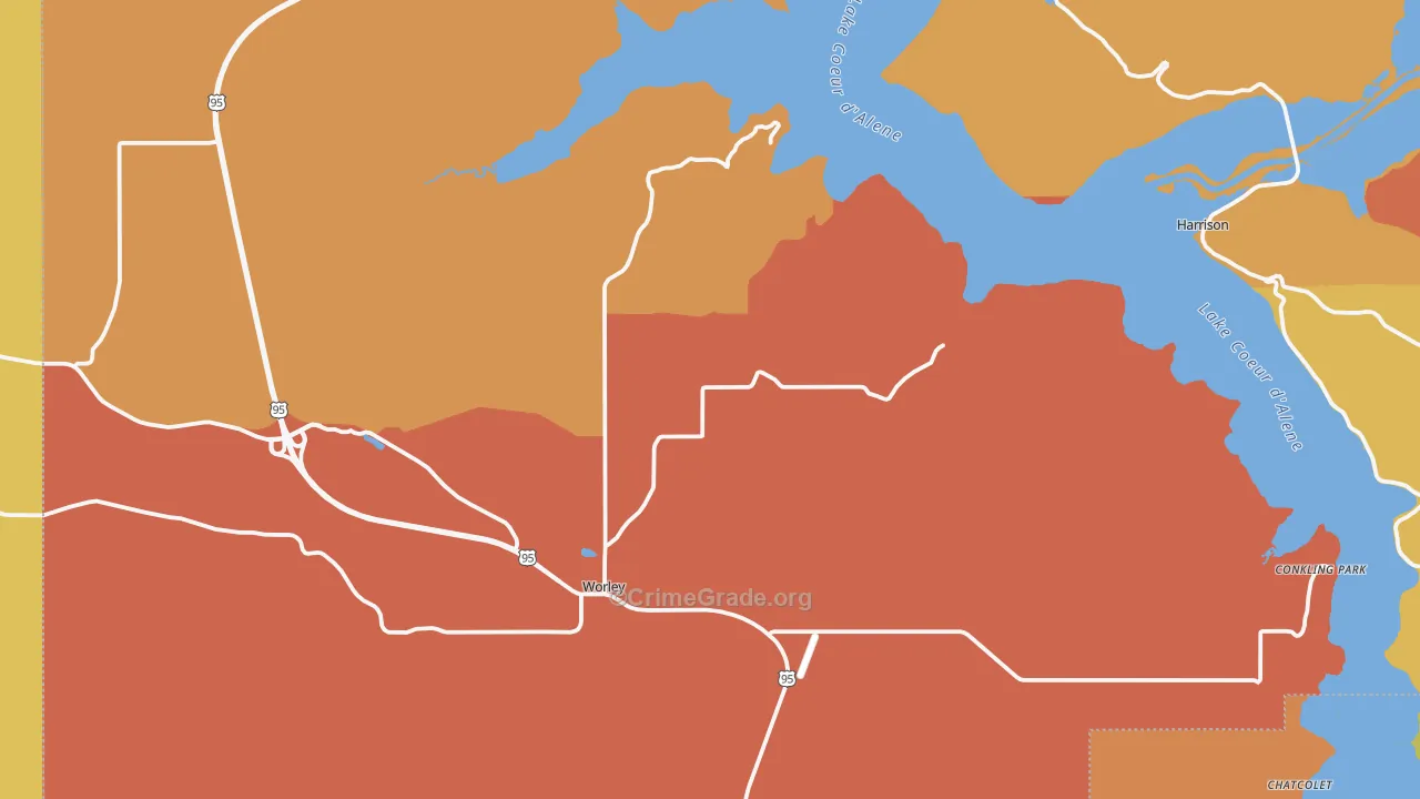 Worley, ID Map of Murder Rates