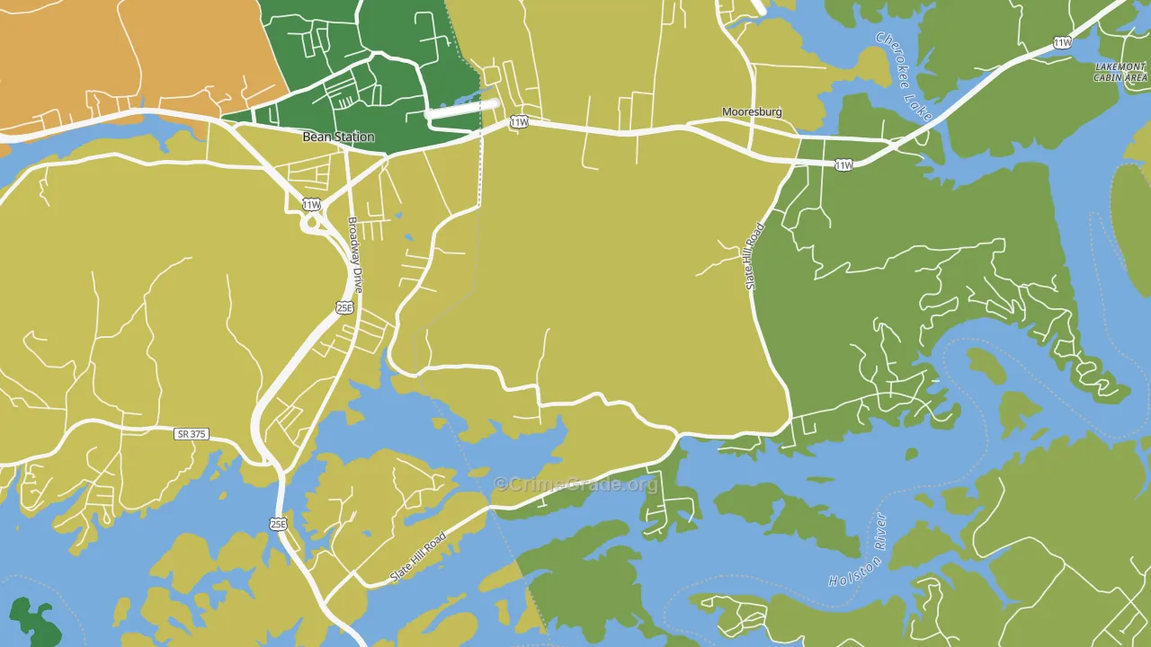 Wyatt Village, TN Map of Murder Rates