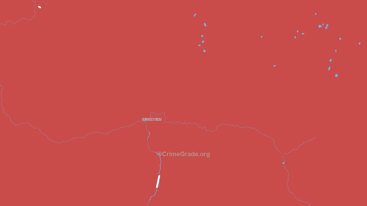 Yellow Pine, ID Map of Murder Rates
