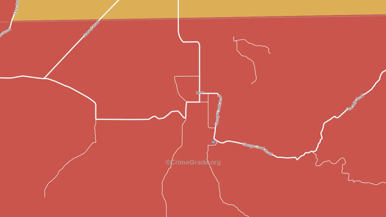 Yost, UT Map of Murder Rates
