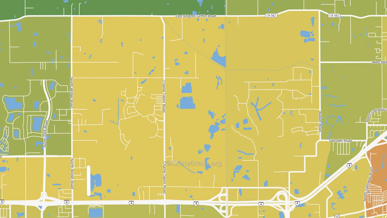 Youmans, FL Map of Murder Rates