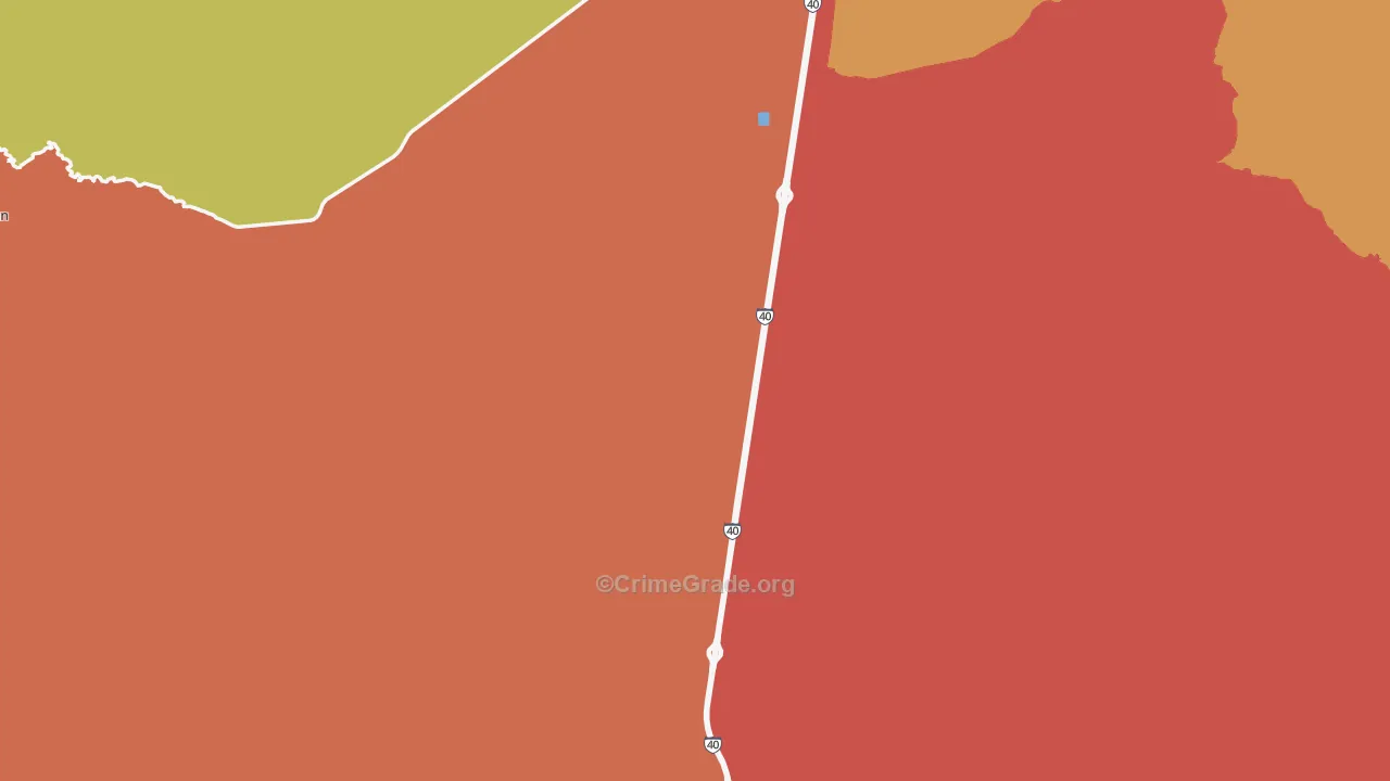 Yucca, AZ Map of Murder Rates