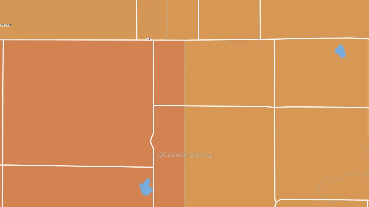 Zell, SD Map of Murder Rates