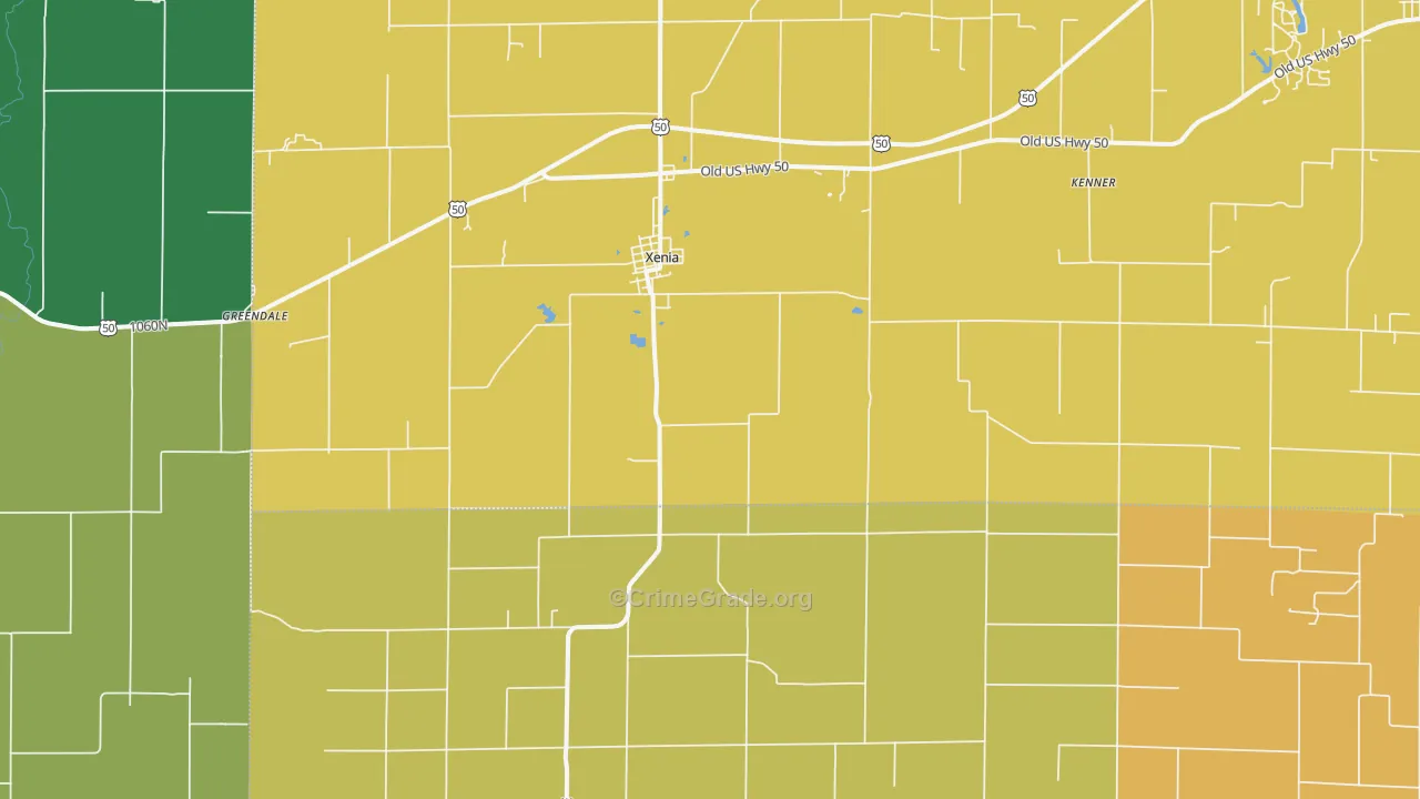 Zenith, IL Map of Murder Rates