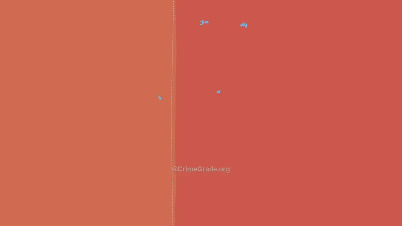 Zeona, SD Map of Murder Rates