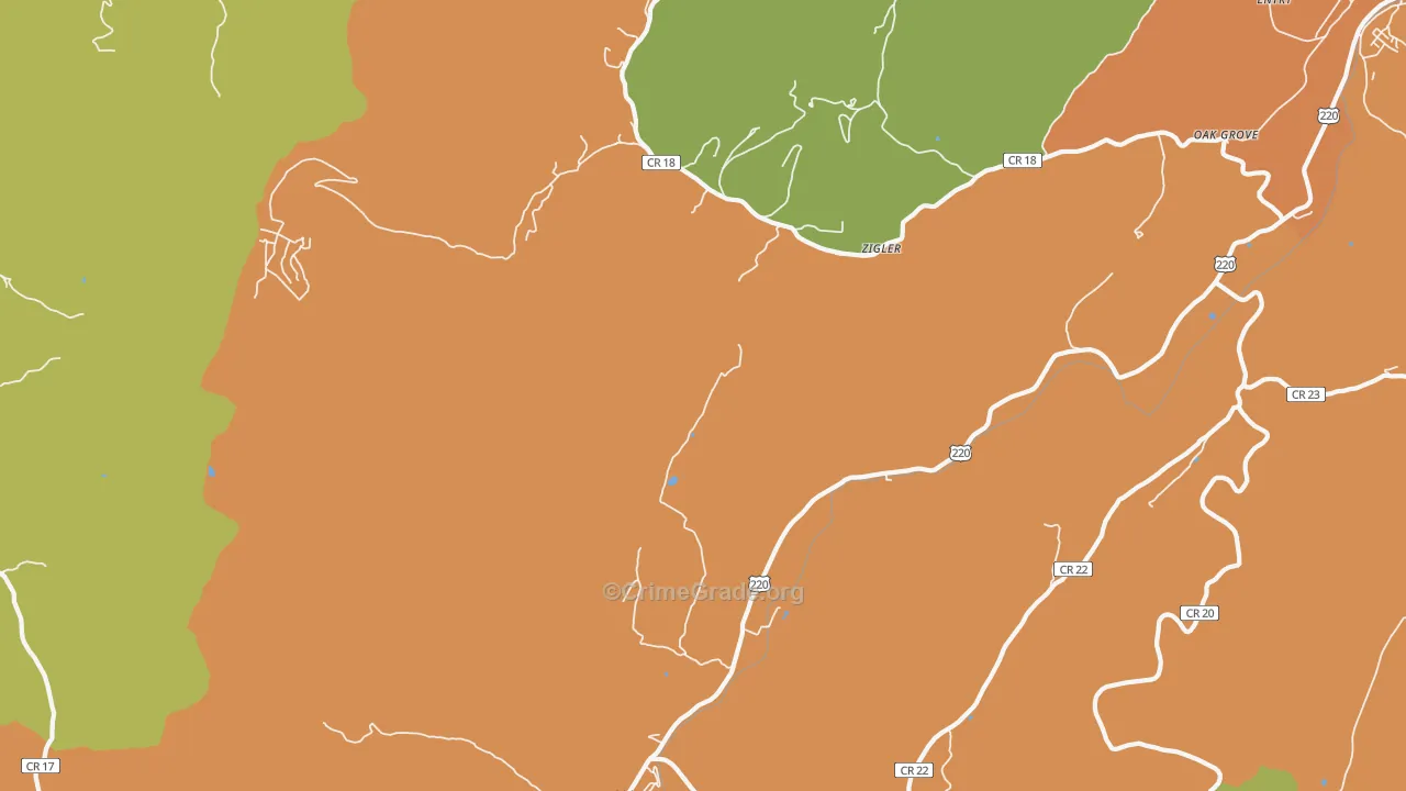 Zigler, WV Map of Murder Rates