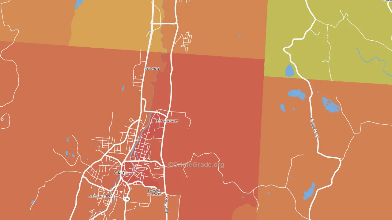 Zylonite, MA Map of Murder Rates