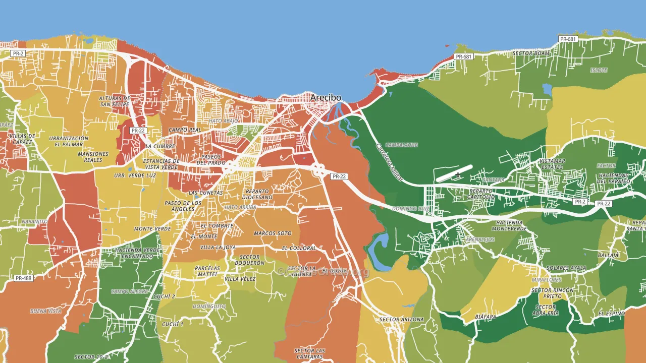 00612, PR Map of Property Crime Rates
