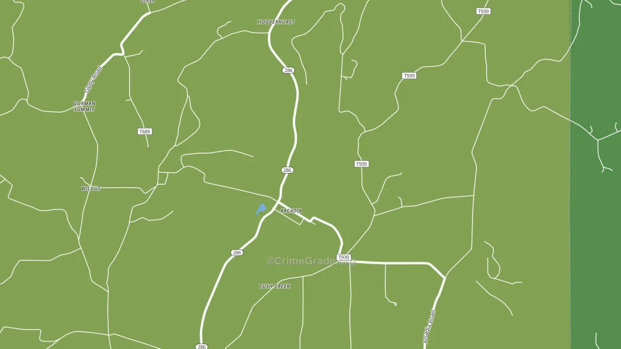 15712, PA Map of Property Crime Rates