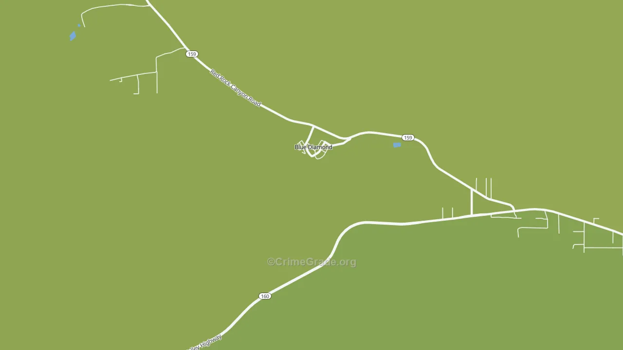 89004, NV Map of Property Crime Rates