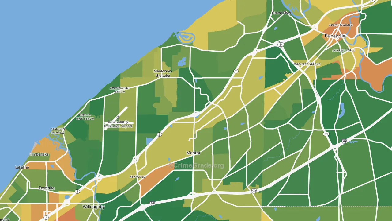 Robbery Geography 44060, OH Robbery Crime Rates and Maps | CrimeGrade.org