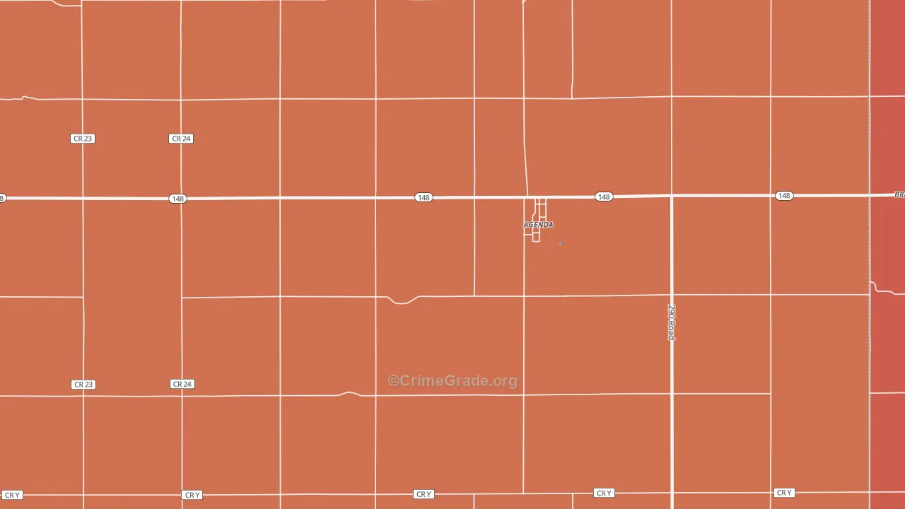 Agenda, KS Map of Robbery Rates