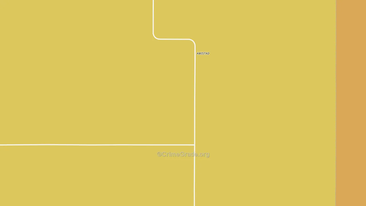 Amistad, NM Map of Robbery Rates