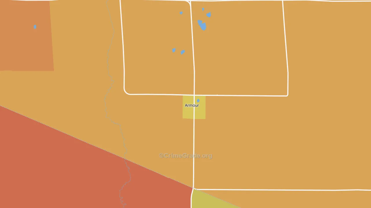 Armour, SD Map of Robbery Rates