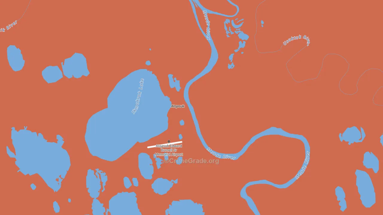 Atqasuk, AK Map of Robbery Rates