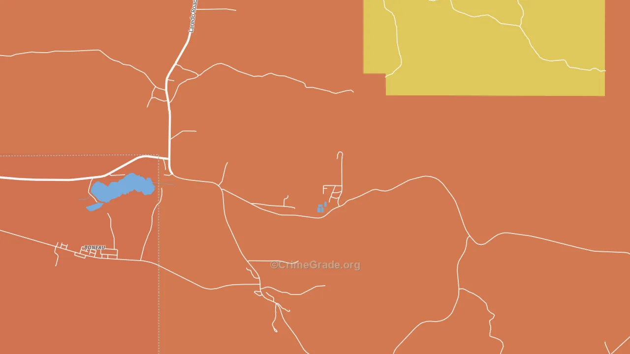 Azure, MT Map of Robbery Rates