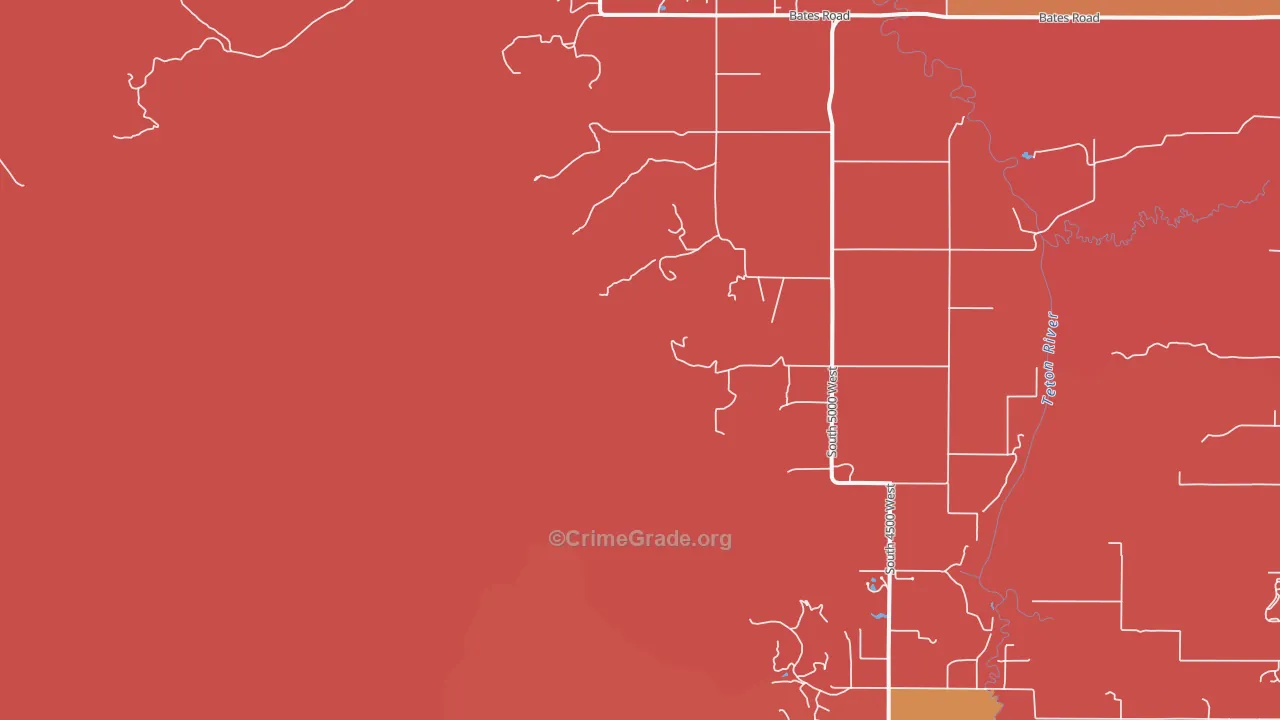 Bates, ID Map of Robbery Rates