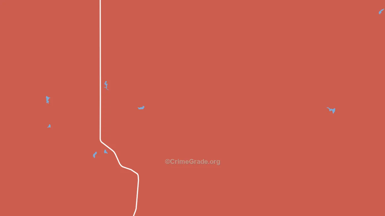 Bixby, SD Map of Robbery Rates