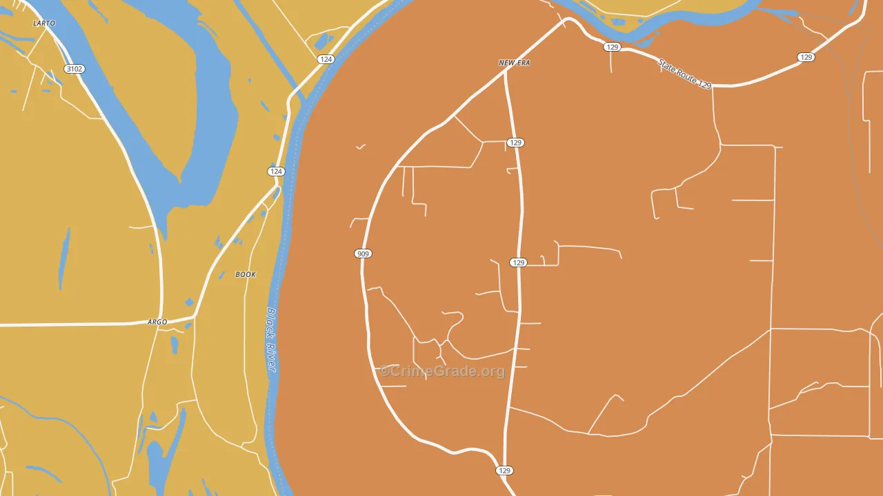 Book, LA Map of Robbery Rates