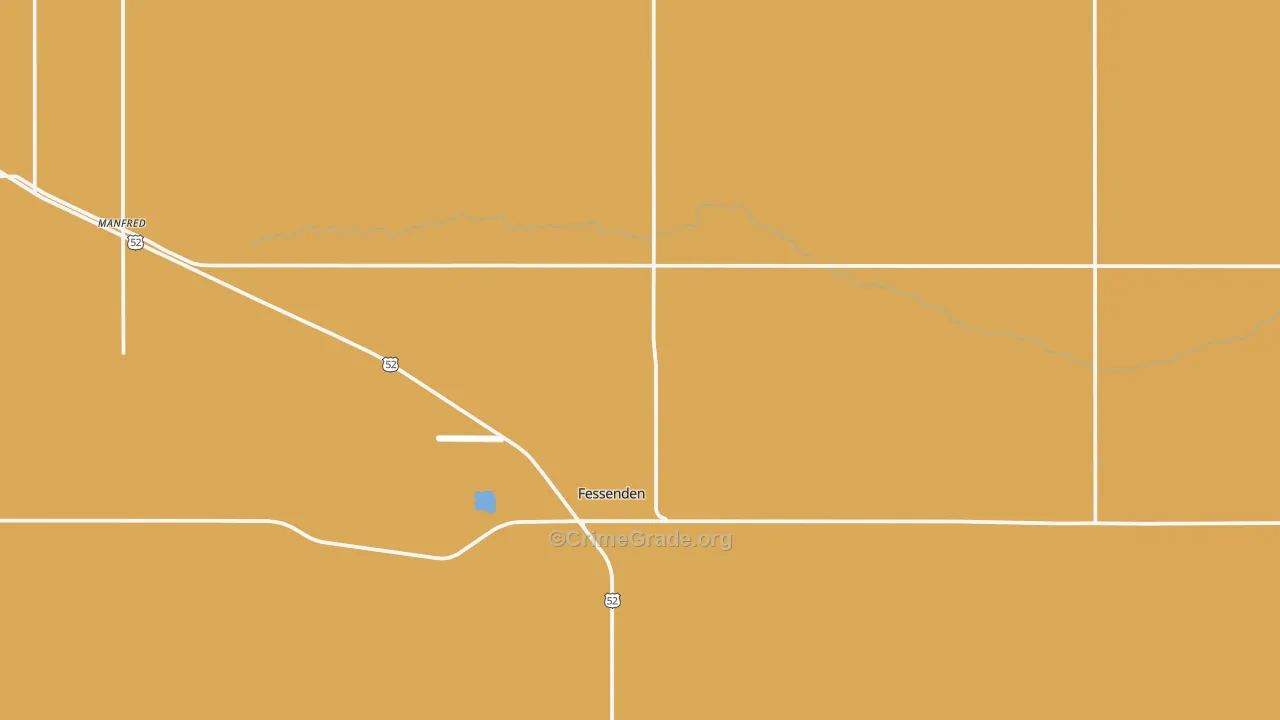 Bremen, ND Map of Robbery Rates