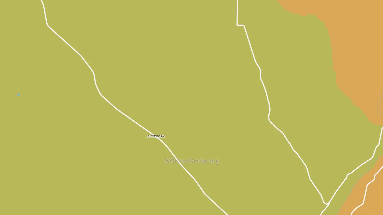 Buckhorn, NM Map of Robbery Rates
