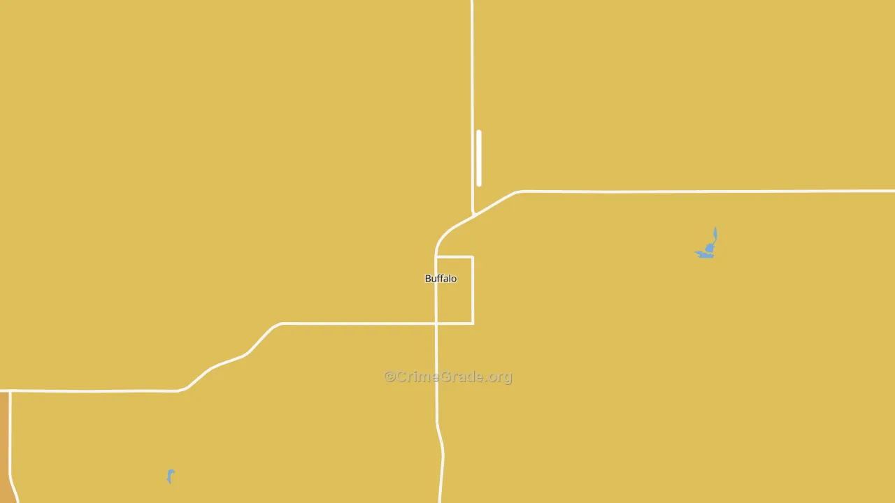 Buffalo, OK Map of Robbery Rates