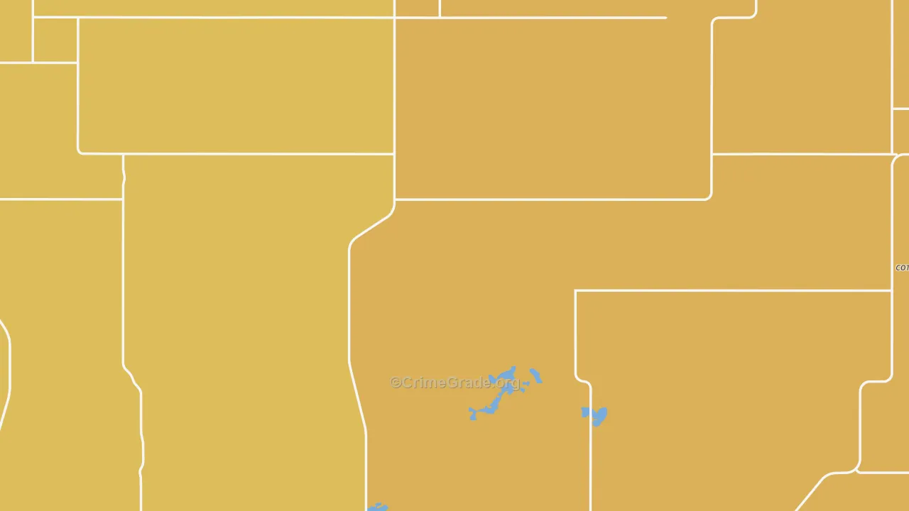 Burke County, ND Map of Robbery Rates