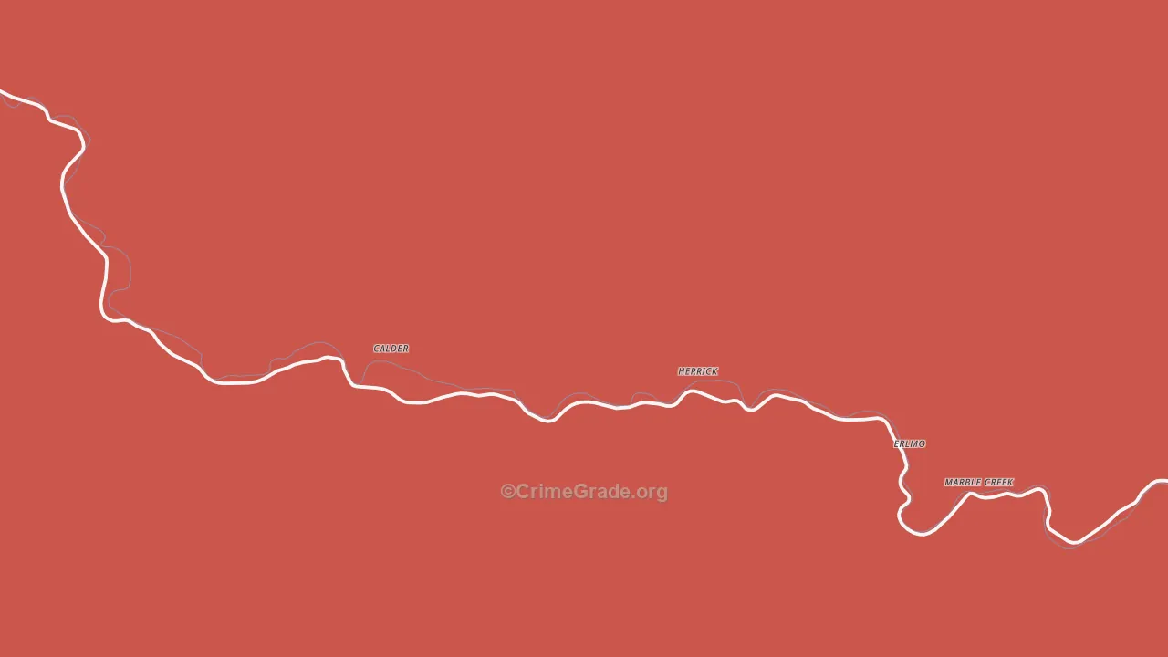 Calder, ID Map of Robbery Rates