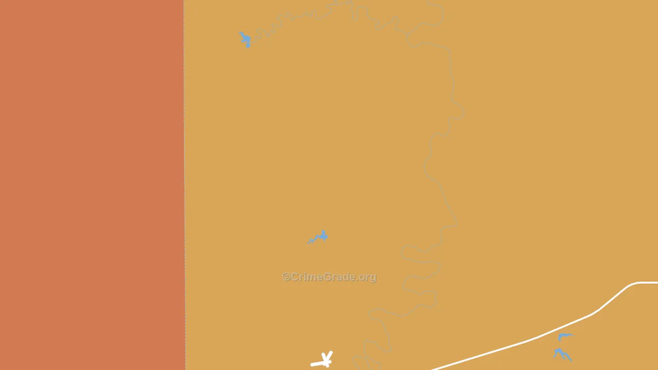Camp Crook, SD Map of Robbery Rates