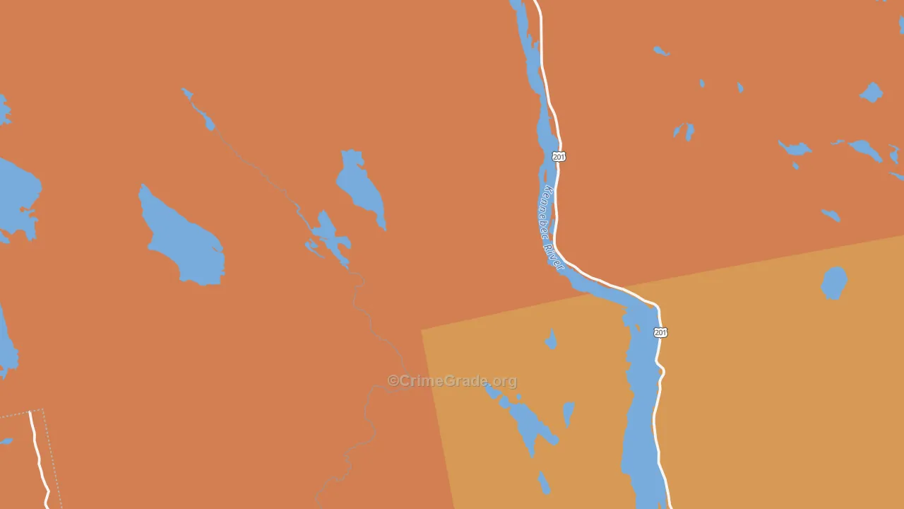 Caratunk, ME Map of Robbery Rates