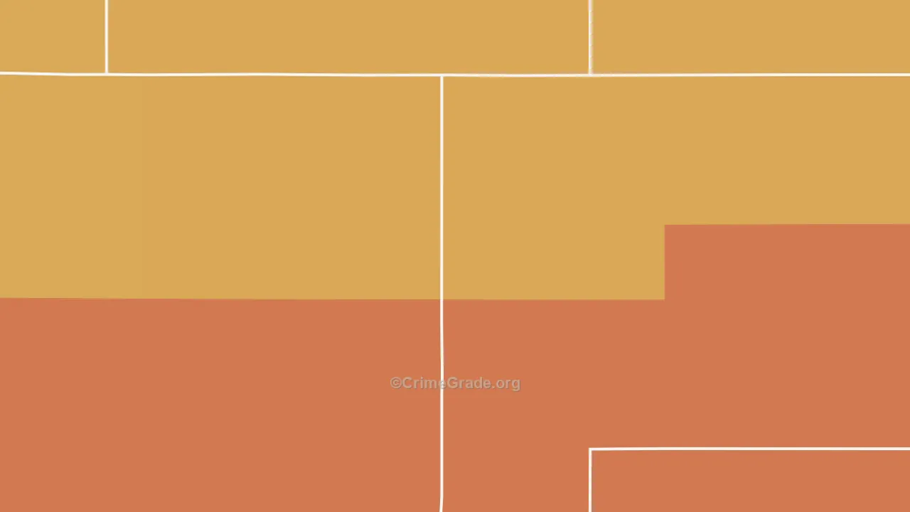 Cathay, ND Map of Robbery Rates